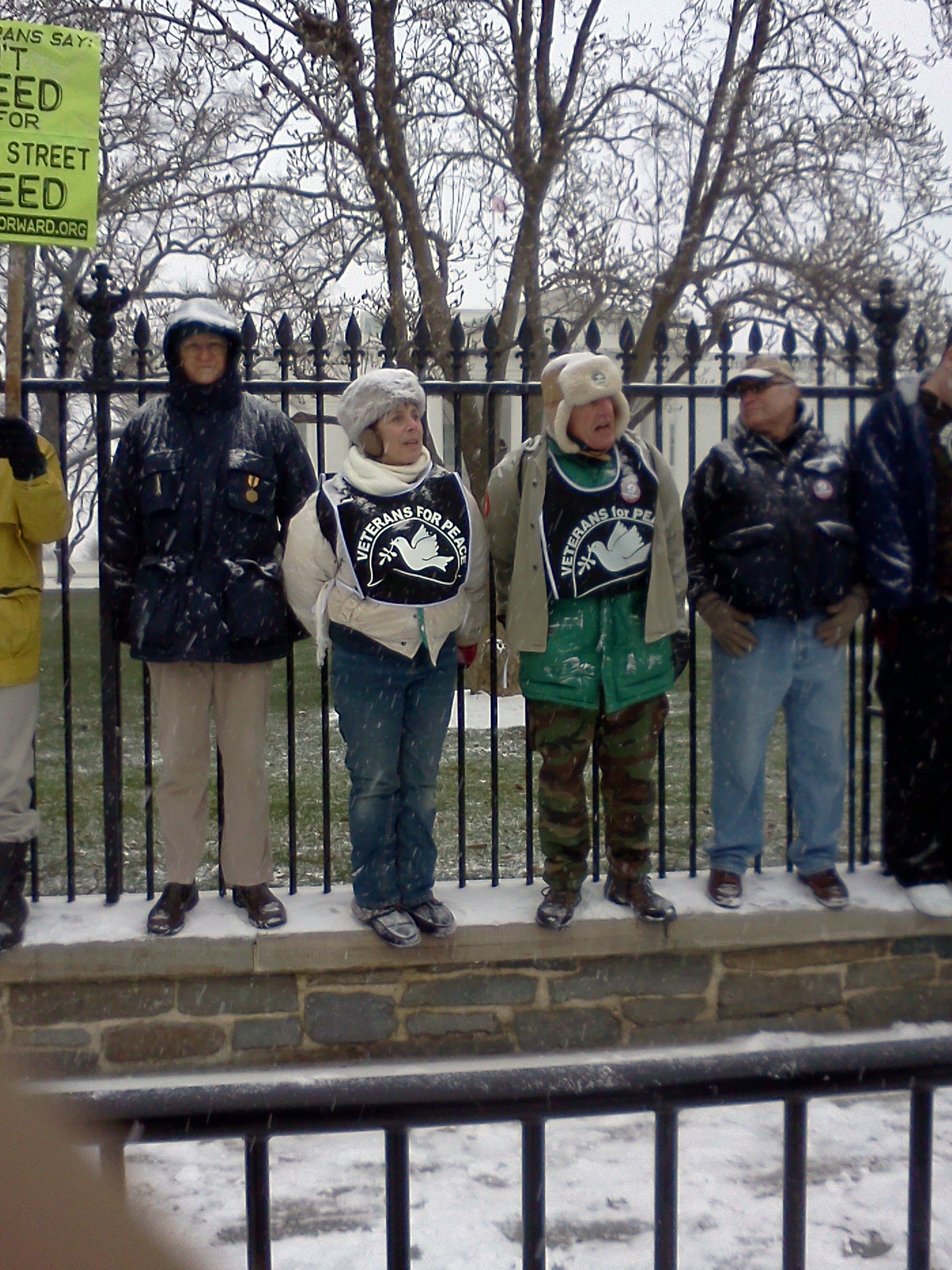  We were not deterred by the cold, the wind, the snow or the police. We will not be deterred by the lack of media. We will continue to push. We shall continue to resist. We Will Not Be Silent. 